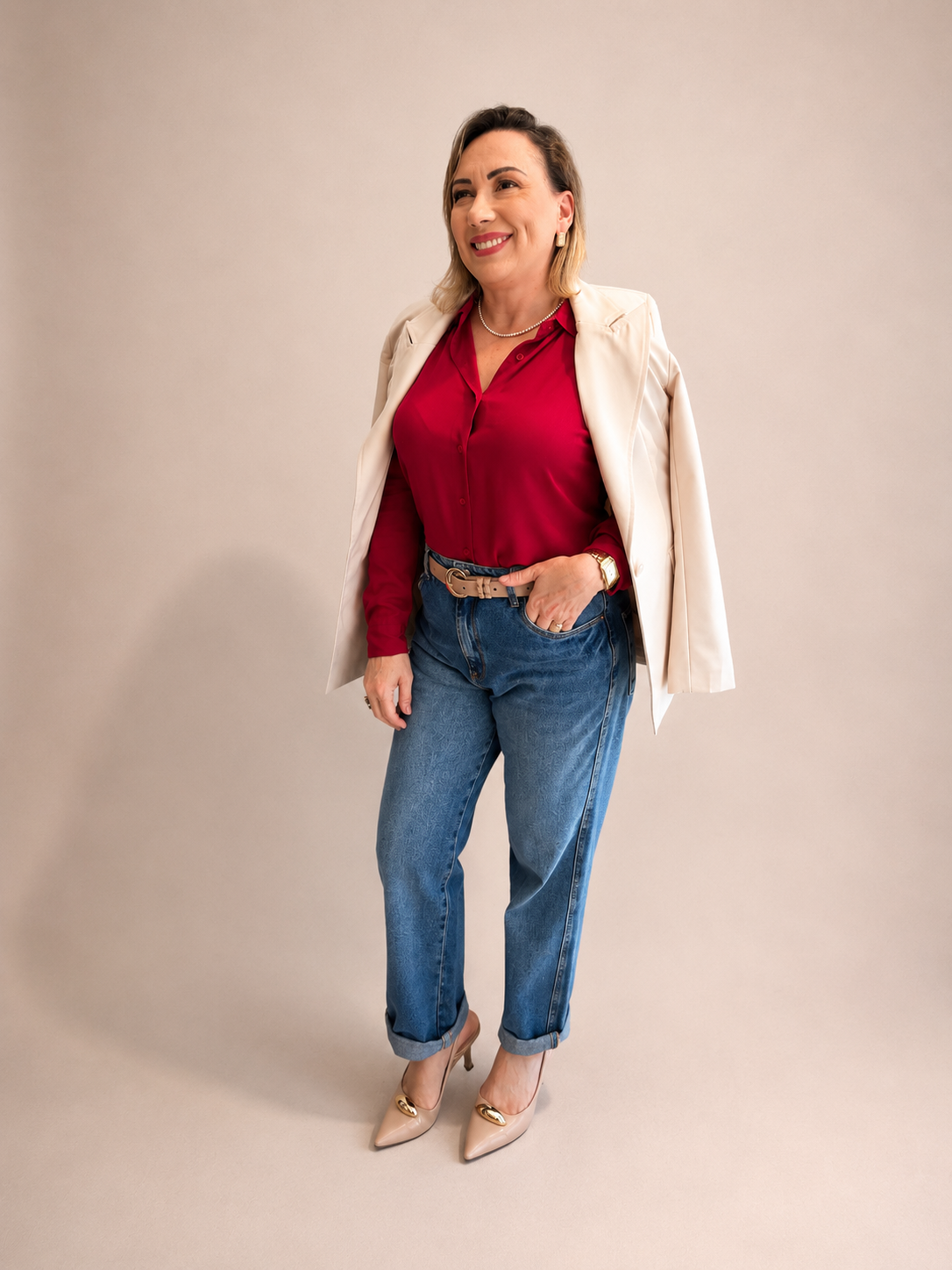 Camisa Valentina VERMELHA