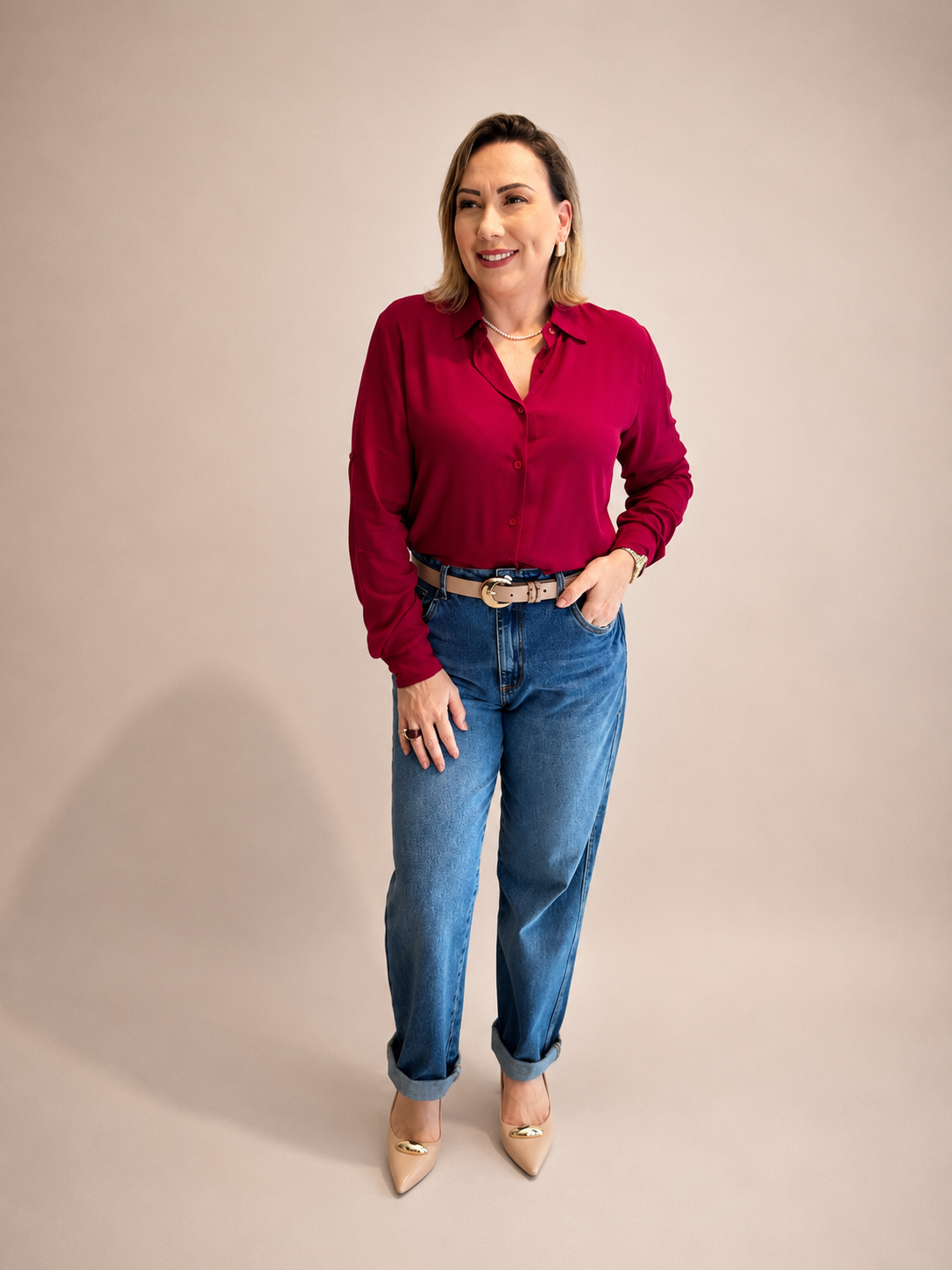Camisa Valentina VERMELHA - Imagem 5