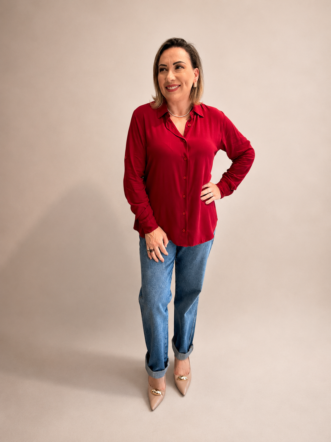 Camisa Valentina VERMELHA - Imagem 2