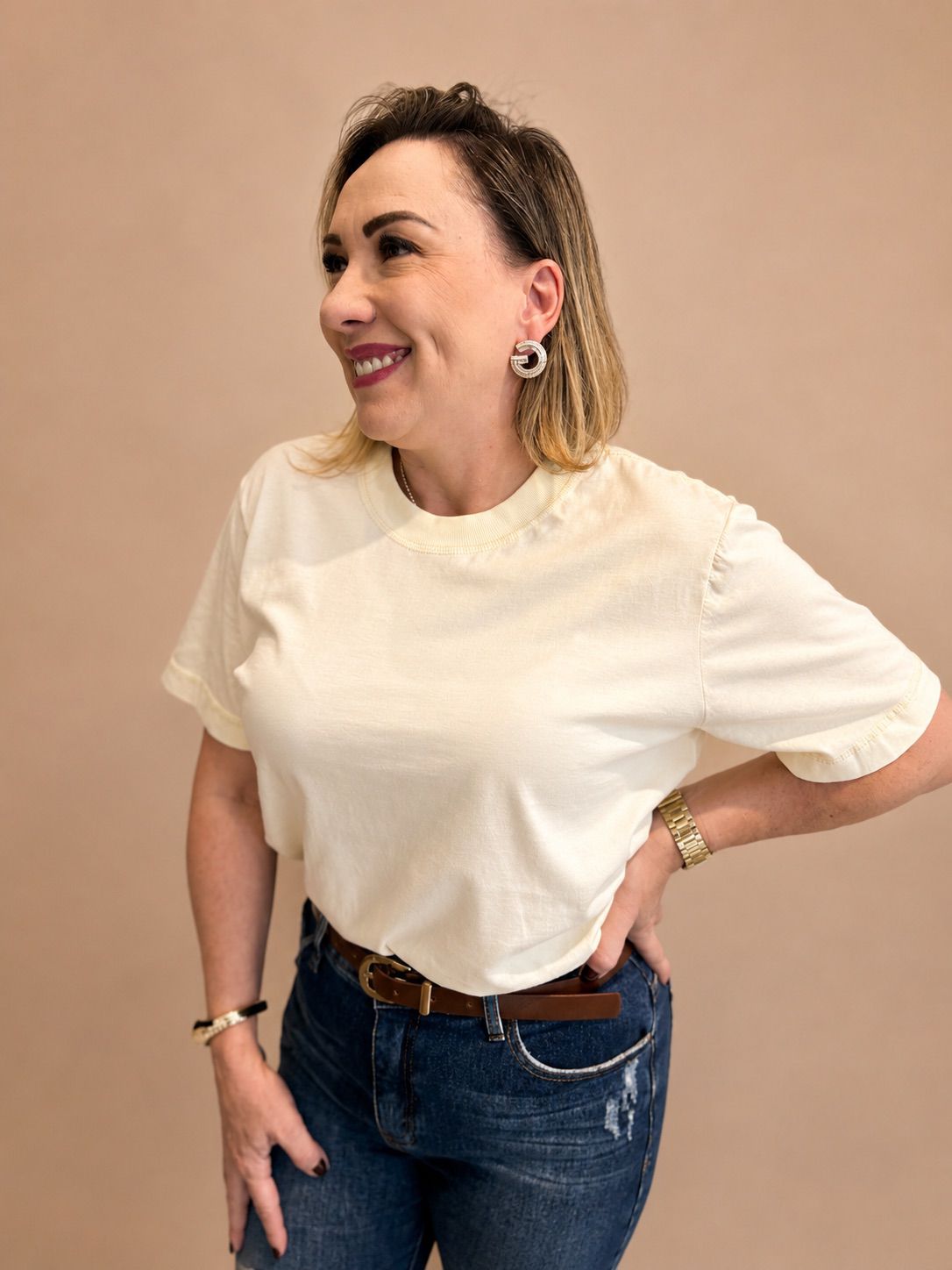 Tee Shirt Valentina BRANCA - Imagem 4