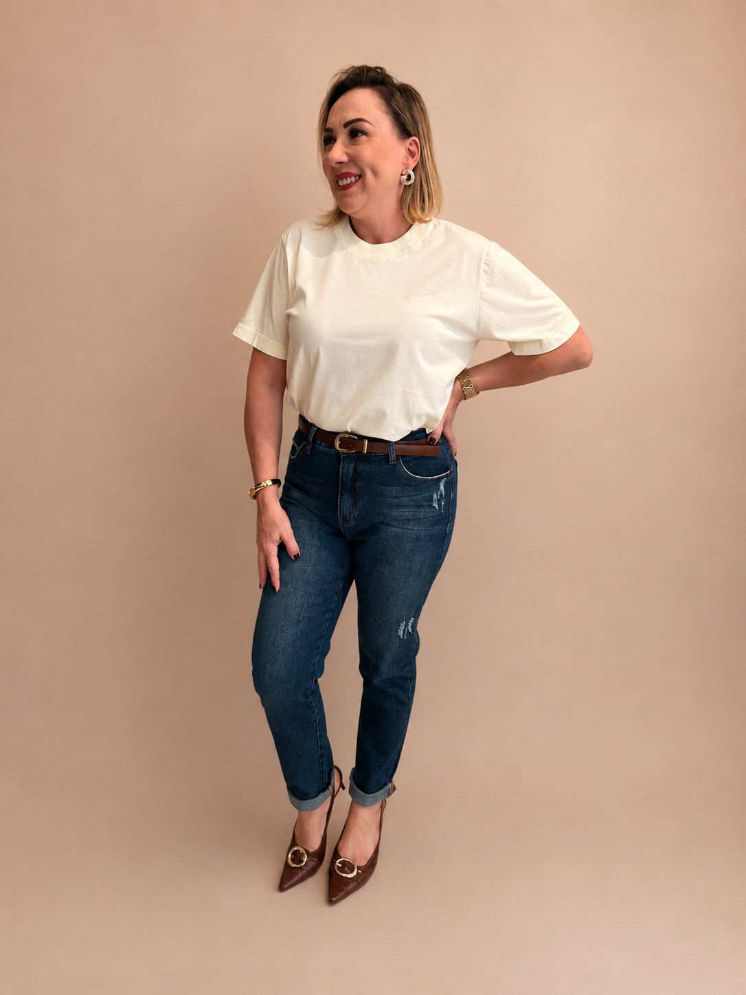 Tee Shirt Valentina BRANCA - Imagem 3