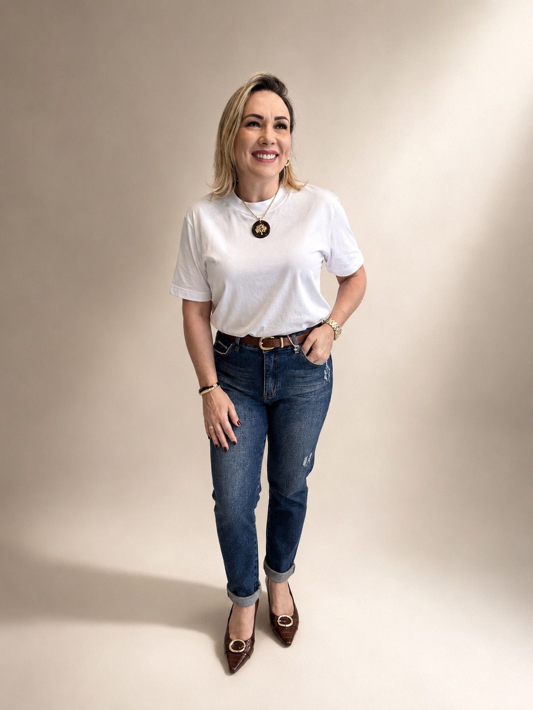 Tee Shirt Valentina BRANCA