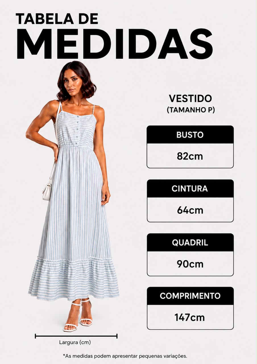 Vestido Listras Amanda - Imagem 5