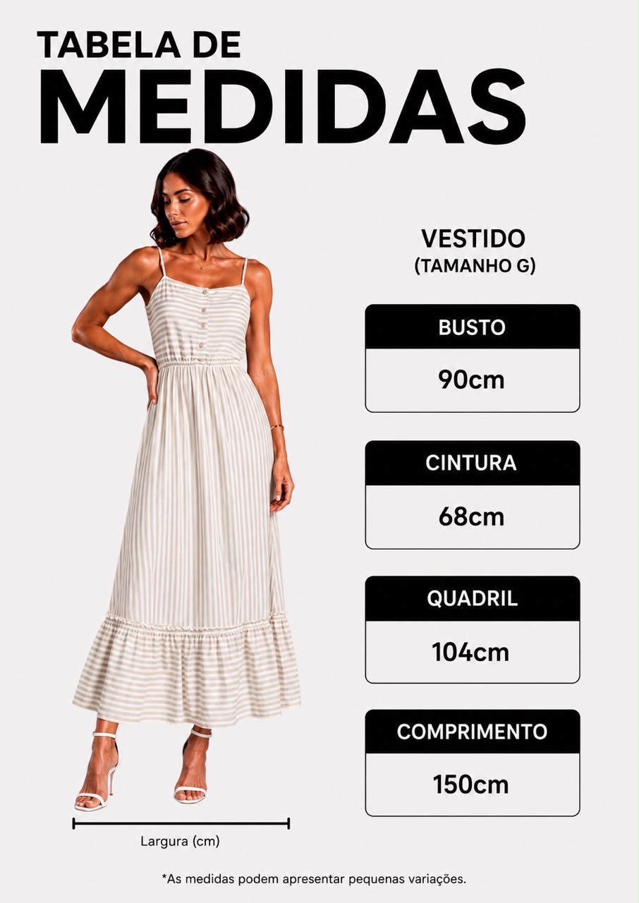 Vestido Listras Amanda - Imagem 10