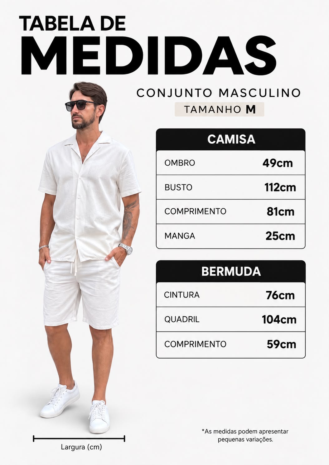 Conjunto Masculino Linho - Imagem 8