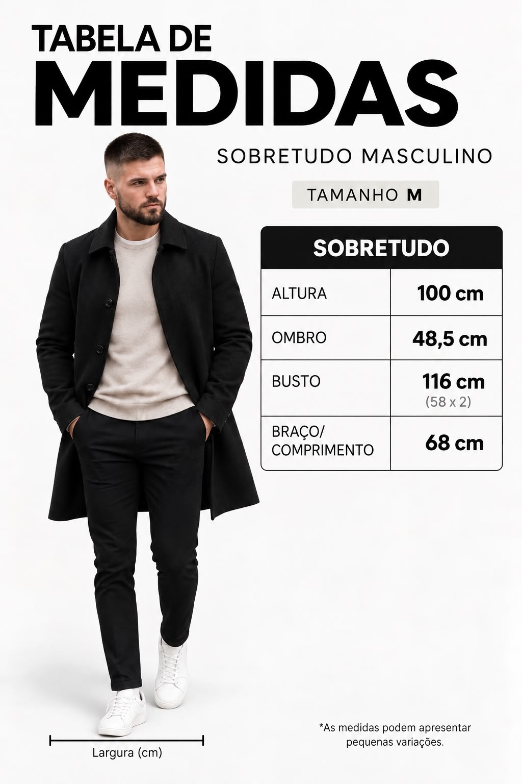Sobretudo Masculino - Imagem 5