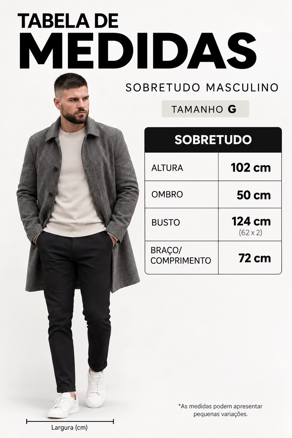Sobretudo Masculino - Imagem 4