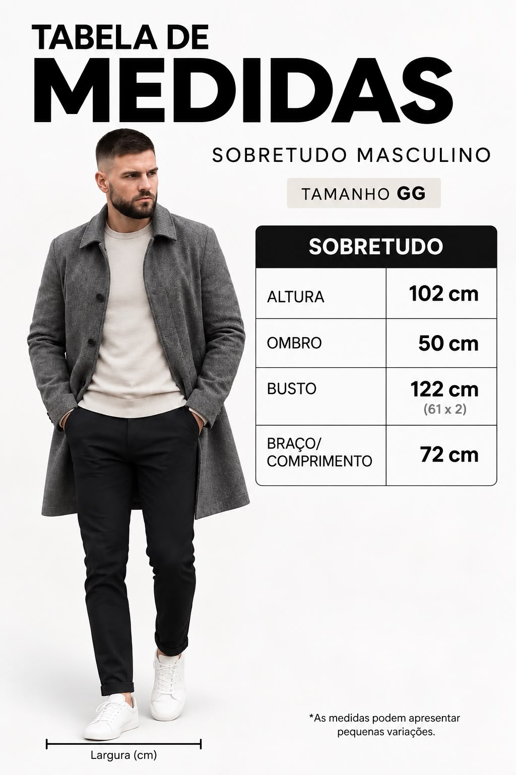 Sobretudo Masculino - Imagem 6